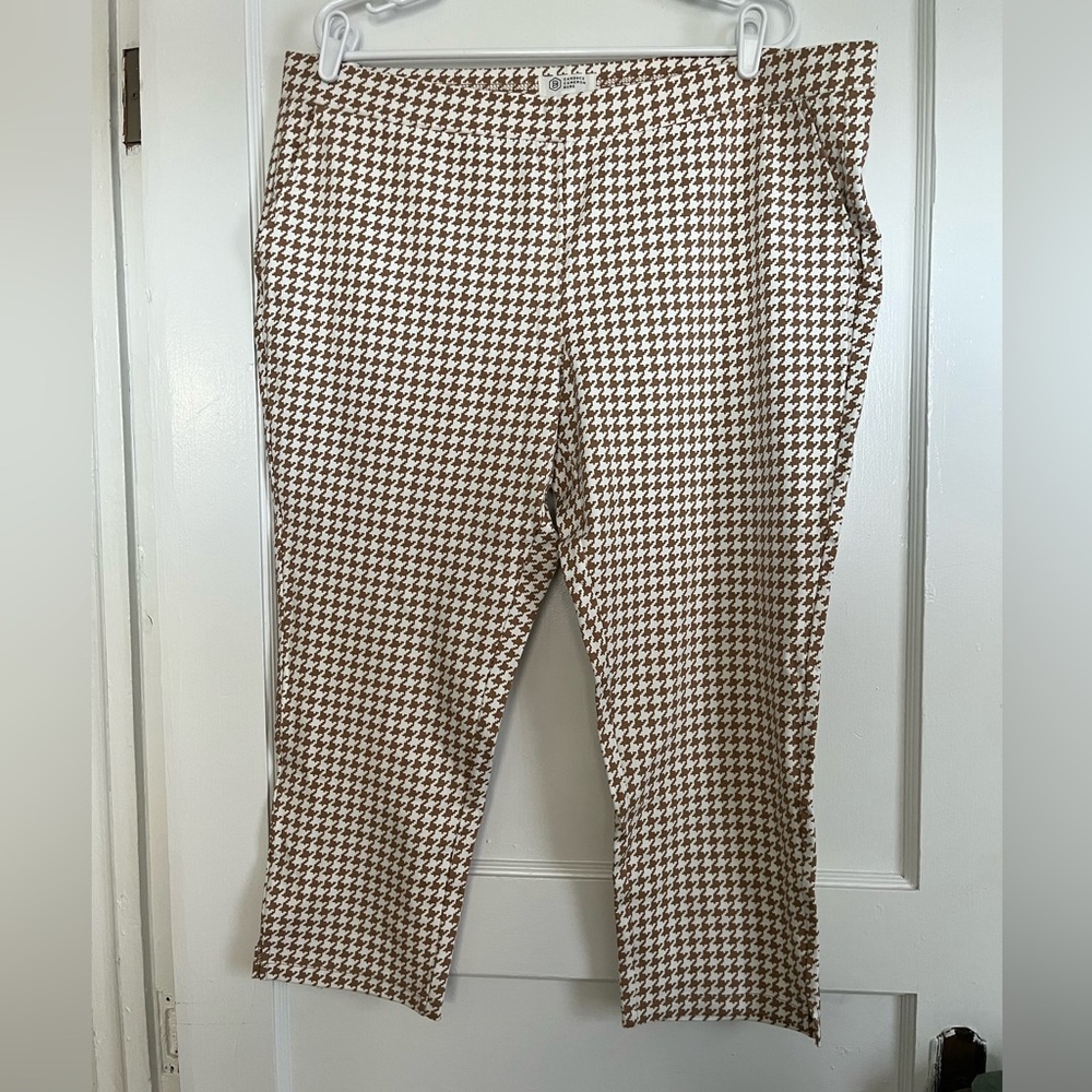 CCB Houndstooth Strech Capri PXL